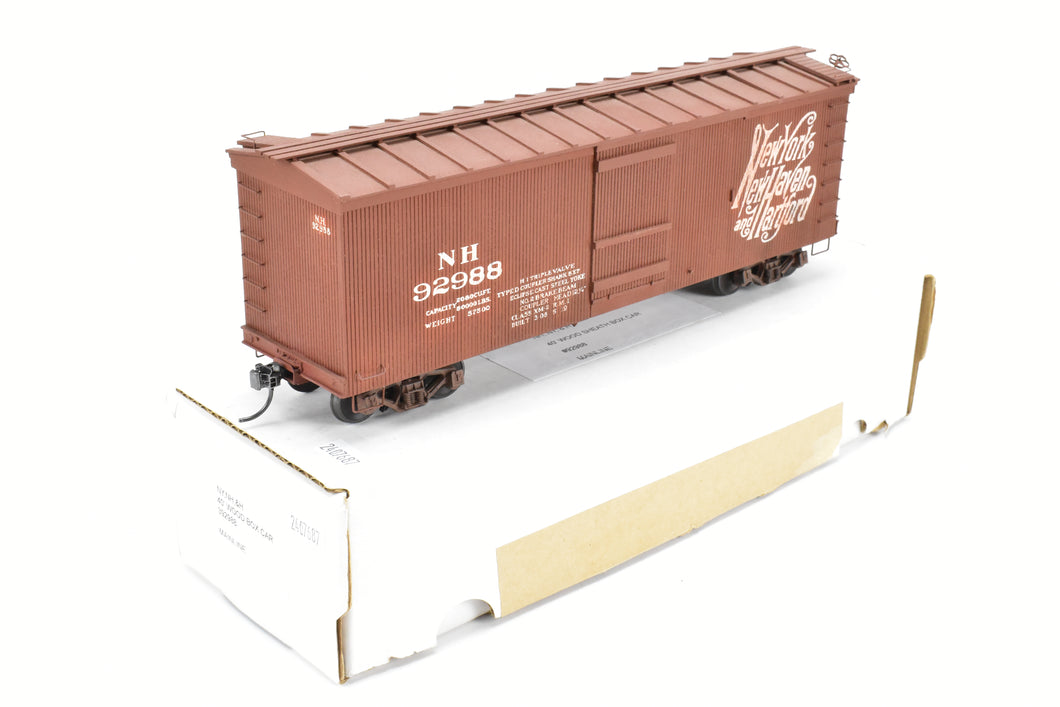 O Scale Metal/Wood Mainline Models NH - New Haven 36' Wood Boxcar C/P –  ReSourced Rails