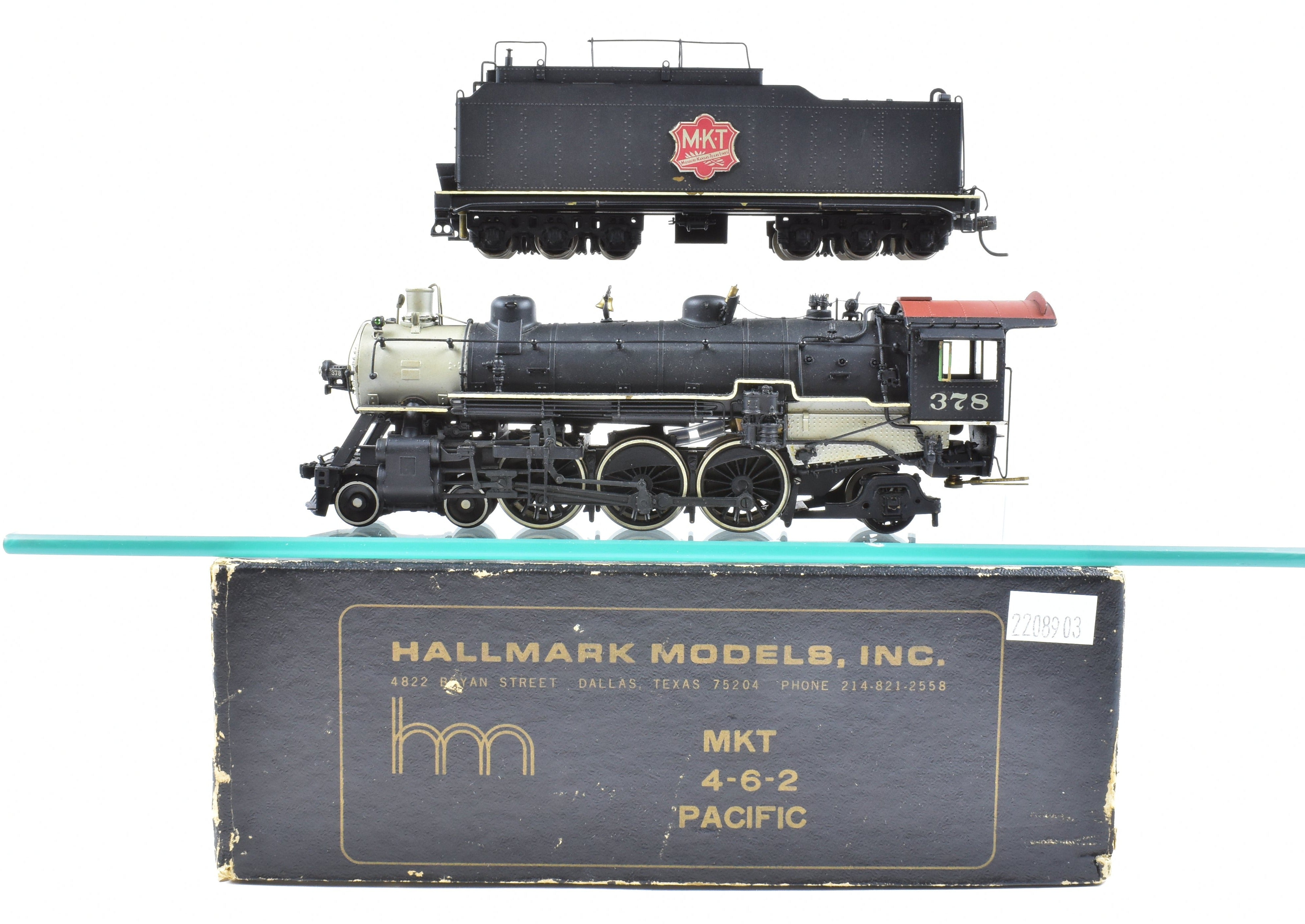 鉄道模型 Missouri Pacific 4-6-2 P-73 HO Brass Hallmark Models MKT - Missouri Kansas Texas 4-6-2 H
