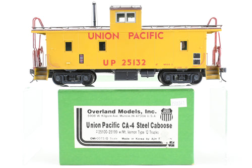 O Brass OMI - Overland Models, Inc. UP - Union Pacific CA-4 Steel Caboose W/Mt Vernon Type 