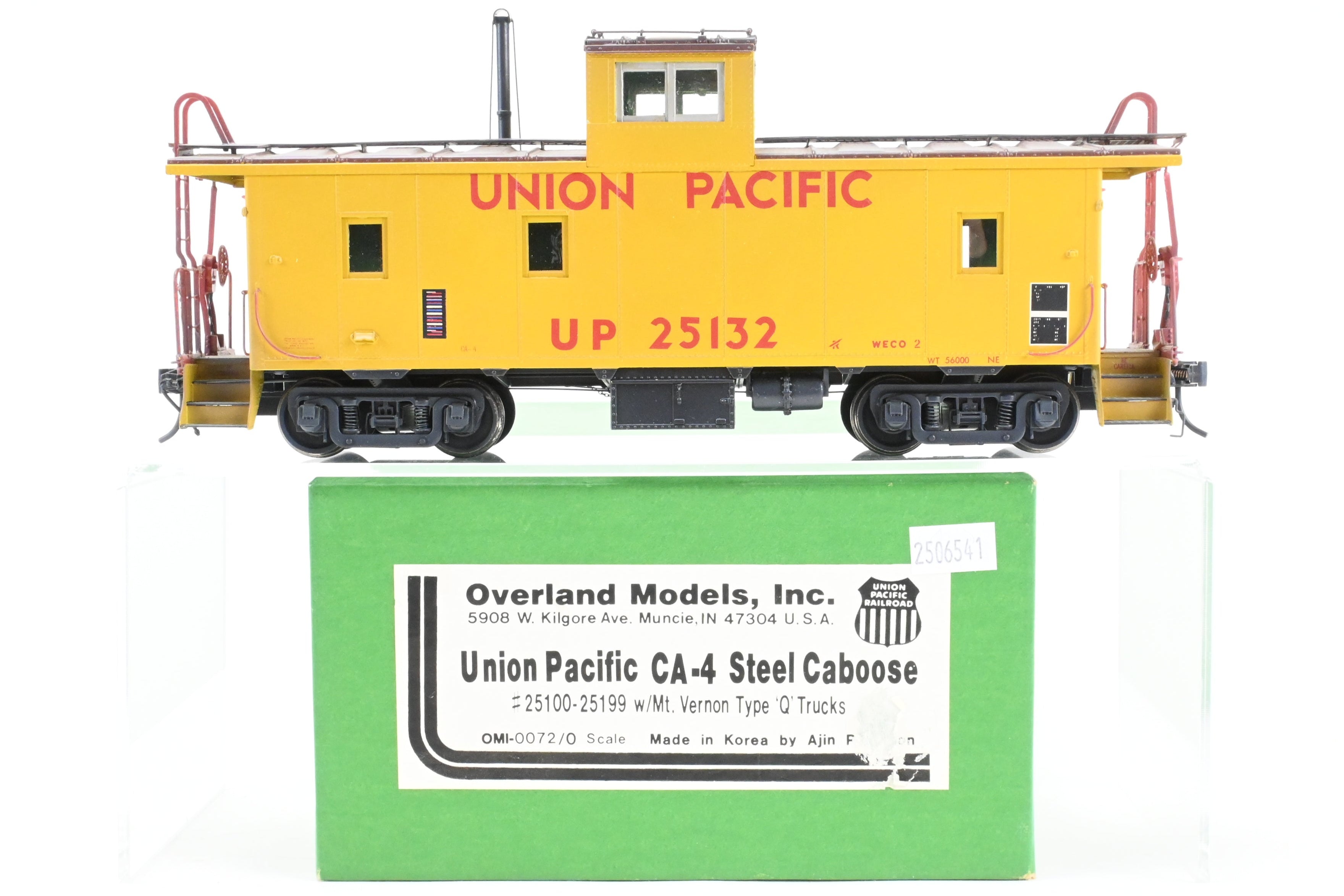 Overland Pacific UP Union OMI - Caboose Brass HO Models Models
