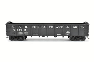 O Brass RYM - Rich Yoder Models C&O - Chesapeake and Ohio 40 foot Steel 50-Ton Coal Gondola FP NOB