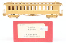 Load image into Gallery viewer, HOn3 Brass CON Soho D&amp;RGW - Denver &amp; Rio Grande Western #270 Coach

