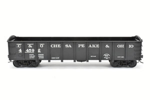 O Brass RYM - Rich Yoder Models C&O - Chesapeake and Ohio 40 foot Steel 50-Ton Coal Gondola FP NOB