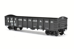 O Brass RYM - Rich Yoder Models C&O - Chesapeake and Ohio 40 foot Steel 50-Ton Coal Gondola FP NOB