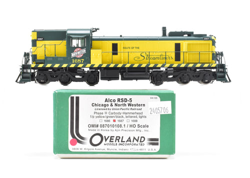 HO Brass OMI - Overland Models, Inc. C&NW - Chicago & North Western ALCO RSD-5 Phase III Hammerhead FP #1687