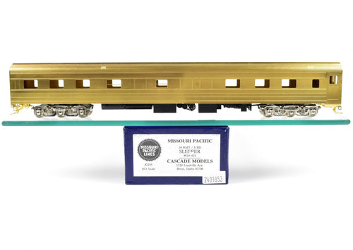 HO Brass Cascade Models MP - Missouri Pacific 10 RMT/6 DB Budd sleeper $616-621