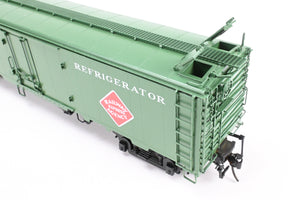 O Brass Sunset Models Third Rail REA - Railway Express Agency 54' Reefer Factory Painted No. 6155