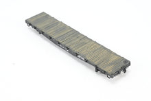 Load image into Gallery viewer, HOn3 Brass PSC - Precision Scale Co. D&amp;RGW - Denver &amp; Rio Grande Western 40' 6500 Series Flat Car Kit Custom Built and Painted as East Broad Top No. 123
