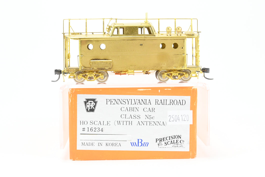 HO Brass PSC - Precision Scale Co. PRR - Pennsylvania Railroad Class N5c Caboose With Antenna