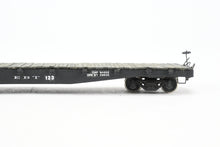 Load image into Gallery viewer, HOn3 Brass PSC - Precision Scale Co. D&amp;RGW - Denver &amp; Rio Grande Western 40' 6500 Series Flat Car Kit Custom Built and Painted as East Broad Top No. 123
