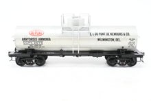 Load image into Gallery viewer, O Brass PSC - Precision Scale Co. Various Roads ACF 8,000 Gallon Insulated Tank Car Factory Painted Silver DUPX - Dupont No. 2675
