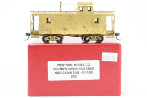 HO Brass Westside Model Co. PRR - Pennsylvania Railroad N6b Caboose REBOXX