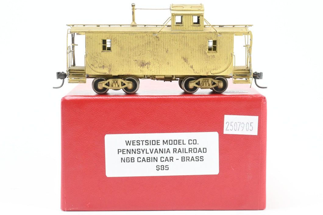 HO Brass Westside Model Co. PRR - Pennsylvania Railroad N6b Caboose REBOXX