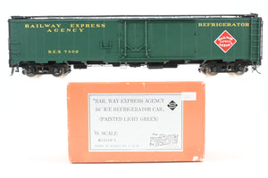 O Brass PSC - Precision Scale Co. REA - Railway Express Agency 50' Ice Reefer Factory Painted No. 7802