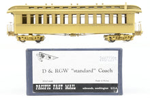 Load image into Gallery viewer,  HOn3 Brass CON PFM - Samhongsa D&amp;RGW - Denver &amp; Rio Grande Western “Standard” Coach
