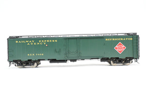 O Brass PSC - Precision Scale Co. REA - Railway Express Agency 50' Ice Reefer Factory Painted No. 7802