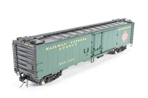 O Brass PSC - Precision Scale Co. REA - Railway Express Agency 50' Ice Reefer Factory Painted No. 7802