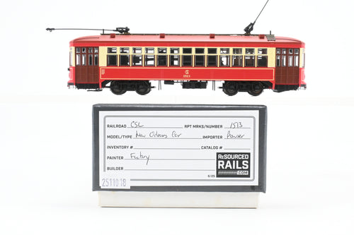 HO Bowser “Executive Line” New Orleans Public Service Streetcar FP CSL - Chicago Surface Lines Livery REBOXX