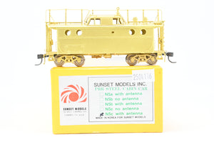 HO Brass Sunset Models PRR - Pennsylvania Railroad Class N5c Steel Cabin Car With Antenna