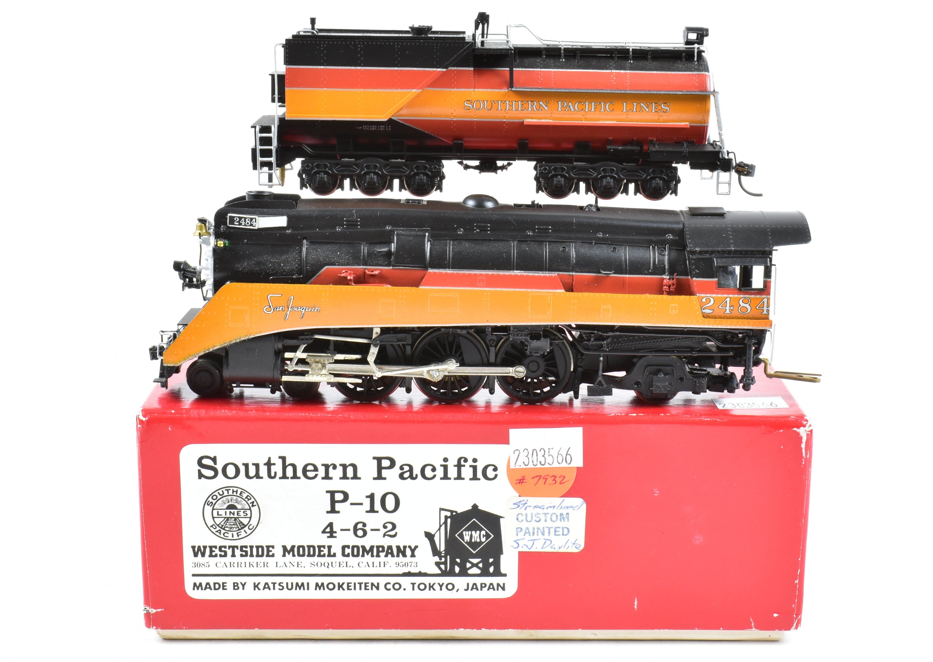 HO Brass Westside Model Co. SP - Southern Pacific Class P-10 4-6-2 Str –  ReSourced Rails