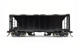 HO Brass Sunset Models or ACF Models Various Roads AC&F 70-Ton Covered Hopper FP Black Unlettered