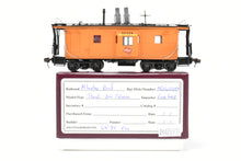 Load image into Gallery viewer, HO Resin Lines West CON MILW- Milwaukee Road Thrall Bay Window Caboose custom Built and Painted 3D Printed Model
