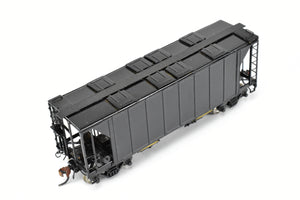 HO Brass Sunset Models or ACF Models Various Roads AC&F 70-Ton Covered Hopper FP Black Unlettered