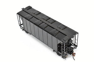HO Brass Sunset Models or ACF Models Various Roads AC&F 70-Ton Covered Hopper FP Black Unlettered