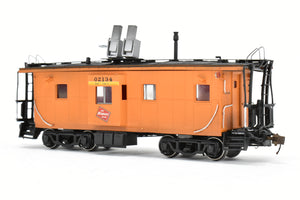 HO Resin CON Lines West MILW - Milwaukee Road Thrall Bay Window Caboose Custom Built and Painted 3D Printed Model