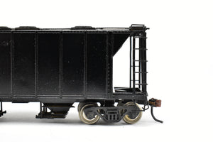 HO Brass Sunset Models or ACF Models Various Roads AC&F 70-Ton Covered Hopper FP Black Unlettered