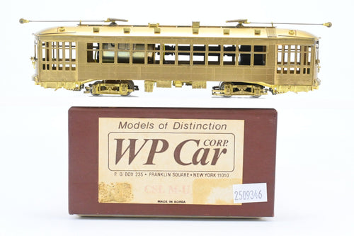 HO Brass WP Car Corp. CSL - Chicago Surface Lines MU Car