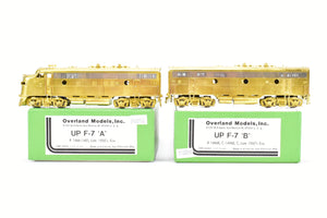 HO Brass OMI - Overland Models Inc. UP  - Union Pacific EMD F7 A/B Freight Set Late 1950's Era