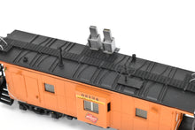 Load image into Gallery viewer, HO Resin CON Lines West MILW - Milwaukee Road Thrall Bay Window Caboose Custom Built and Painted 3D Printed Model
