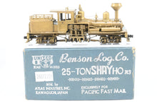 Load image into Gallery viewer, HO Brass PFM - United Benson Logging Co. 2-Truck 25-Ton Shay Geared Locomotive
