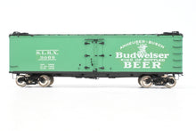 Load image into Gallery viewer, O Brass PSC - Precision Scale Co. PFE - Pacific Fruit Express 40’ R-30-12-9 Wood Refrigerator Car FP SLRX No.3069 Budweiser Beer
