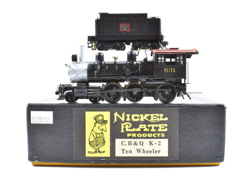 HO Brass NPP - Nickel Plate Products CB&Q - Burlington Route K-2 4-6-0 Ten Wheeler CP