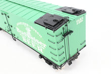 Load image into Gallery viewer, O Brass PSC - Precision Scale Co. PFE - Pacific Fruit Express 40’ R-30-12-9 Wood Refrigerator Car FP SLRX No.3069 Budweiser Beer
