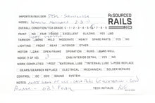 Load image into Gallery viewer, HO Brass PFM - Samhongsa WM - Western Maryland 2-8-0 H-9 &quot;800&quot; Series Custom Painted &amp; Weathered  No. 811
