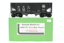 Load image into Gallery viewer, O Brass OMI - Overland Models, Inc. NYC - New York Central USRA 55-Ton  2-Bay Hopper Car with Pressed Sides, Factory Painted No. 416245

