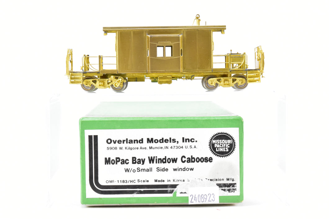 HO Brass OMI - Overland Models, Inc. MP - Missouri Pacific Bay Window Caboose Without Small Side Window