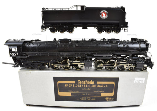 HO Brass PFM - Tenshodo GN- Great Northern 4-6-6-4 Loco Class Z-6 FP 1975 Run