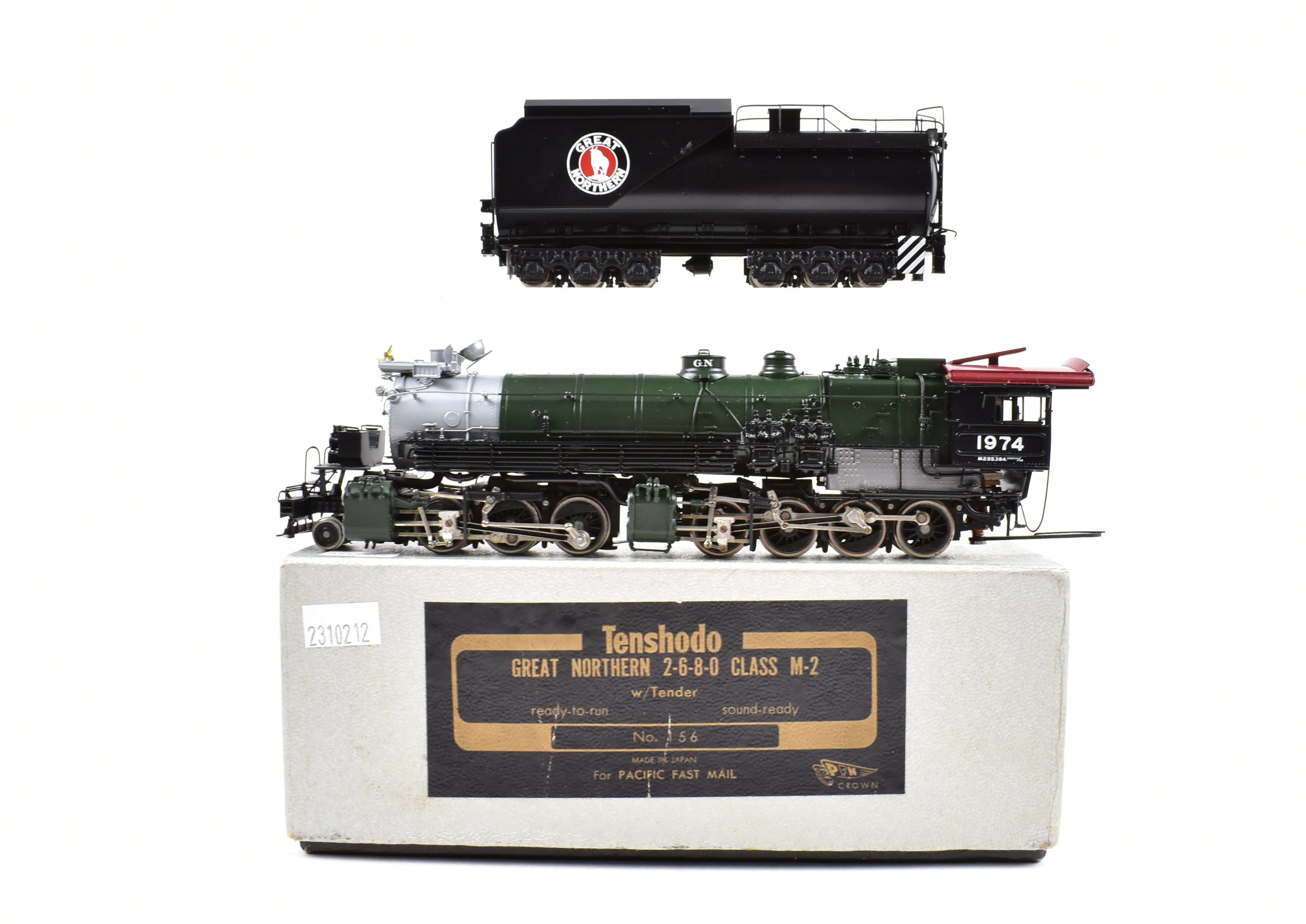 HO Brass PFM - Tenshodo GN - Great Northern 2-6-8-0 Class M HO Brass PFM - Tenshodo GN - Great Northern 2-6-8-0 Class M
