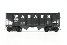 Load image into Gallery viewer, O Brass OMI - Overland Models, Inc. WAB - Wabash USRA 55-Ton 2-Bay Hopper Car with Pressed Sides, Factory Painted No. 34214
