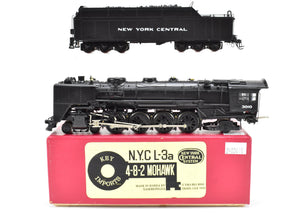 HO Brass Key Imports NYC - New York Central L-3a 4-8-2 Mohawk 1977 Run Custom Painted #3010