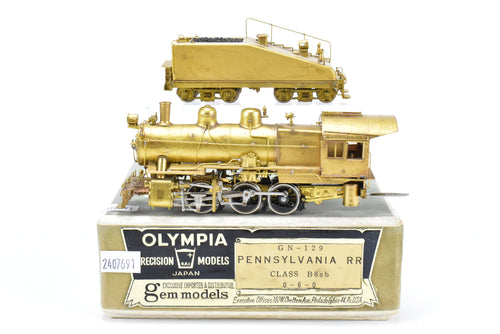 HO Brass Gem Models PRR - Pennsylvania Railroad Class B6sb 0-6-0 