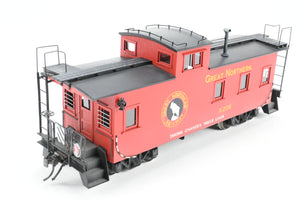 O Brass CON OMI - Overland Models, Inc. GN - Great Northern 30' Wood Sides Caboose Custom Painted  No. X206