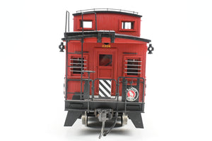 O Brass CON OMI - Overland Models, Inc. GN - Great Northern 30' Wood Sides Caboose Custom Painted  No. X206