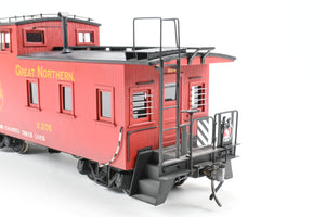 O Brass CON OMI - Overland Models, Inc. GN - Great Northern 30' Wood Sides Caboose Custom Painted  No. X206