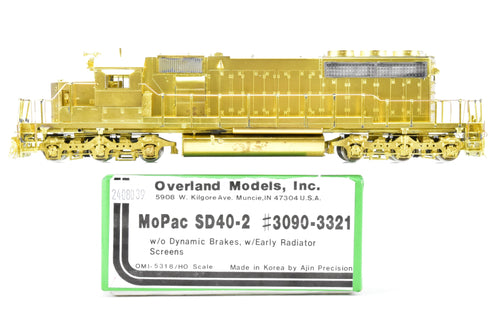 HO Brass OMI - Overland Models Inc. MP - Missouri Pacific EMD SD40-2 W/O Dynamic Brakes Early Radiator Screens