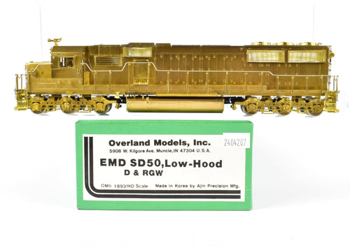 HO Brass OMI Overland Models Inc. D&RGW - Denver & Rio Grande Western EMD SD-50